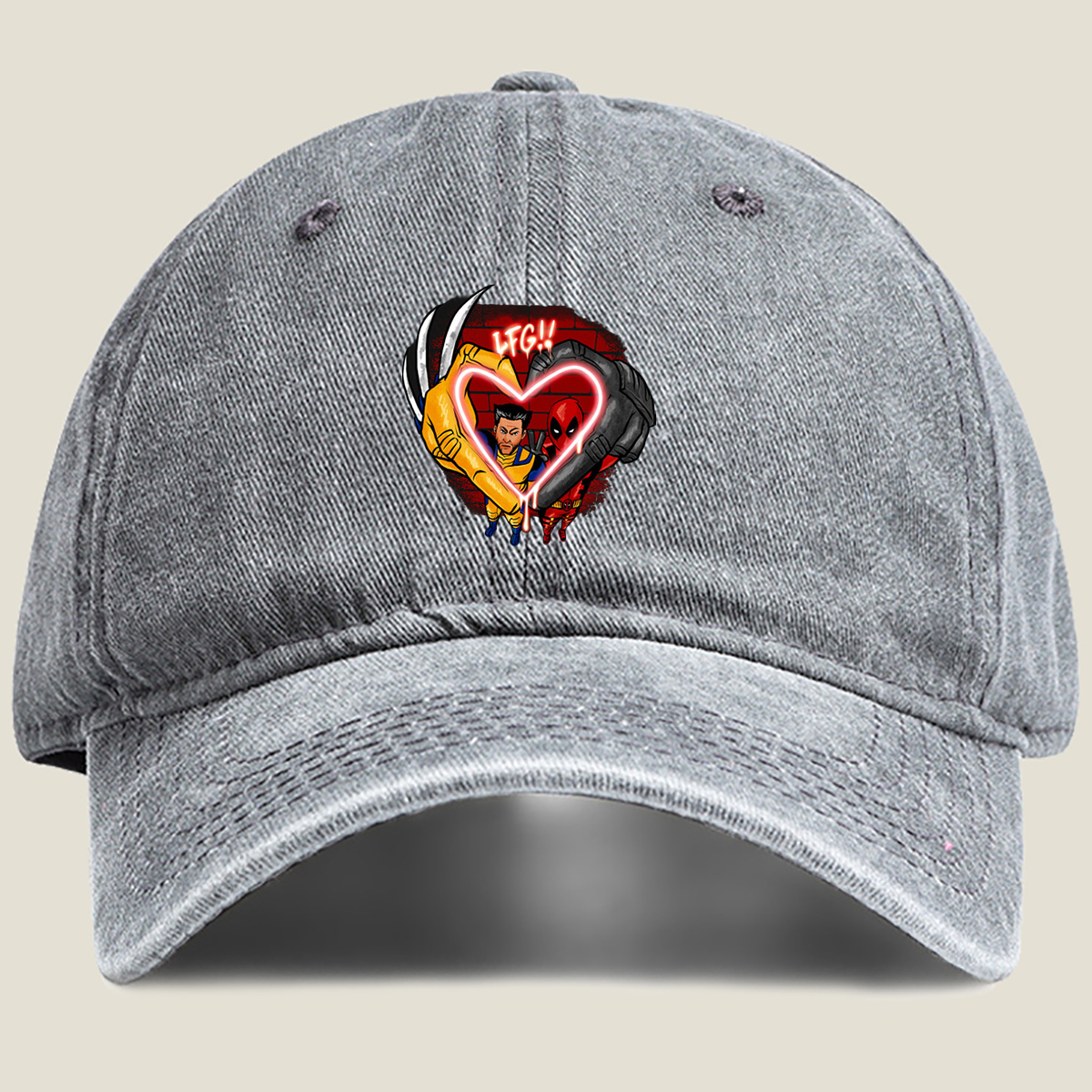 Wolverine and Deadpool: LFG! - Washed Denim - Baseball Cap