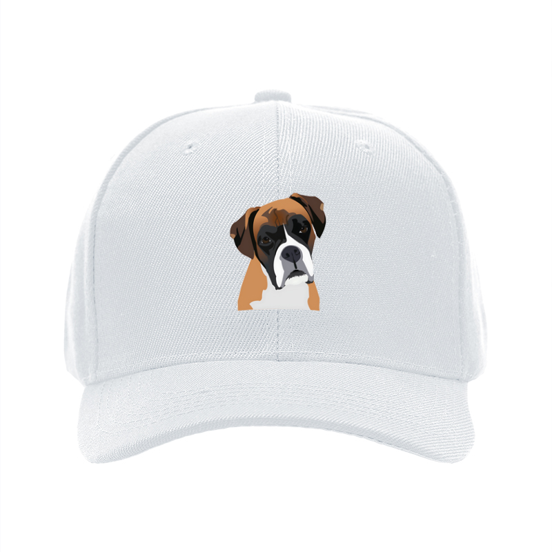 1pc New Baseball Cap Boxer Dog Print Unisex Adjustable Hat for Outdoor Activities and Casual Wear Adults and Teens Fashion Accessory