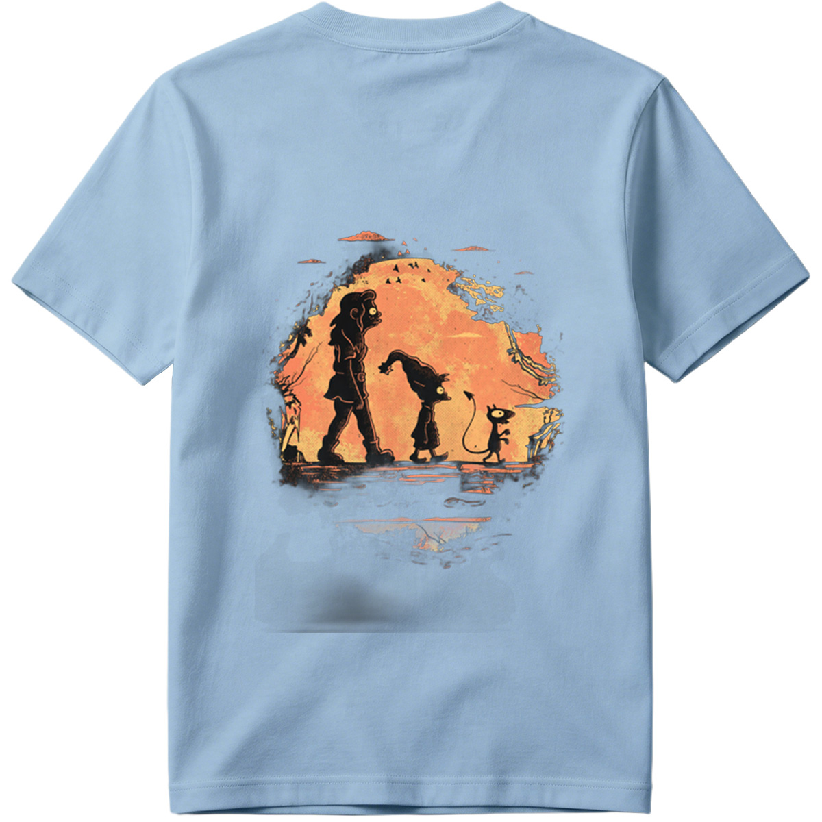Coraline and the Other Mother with Cat - Tee