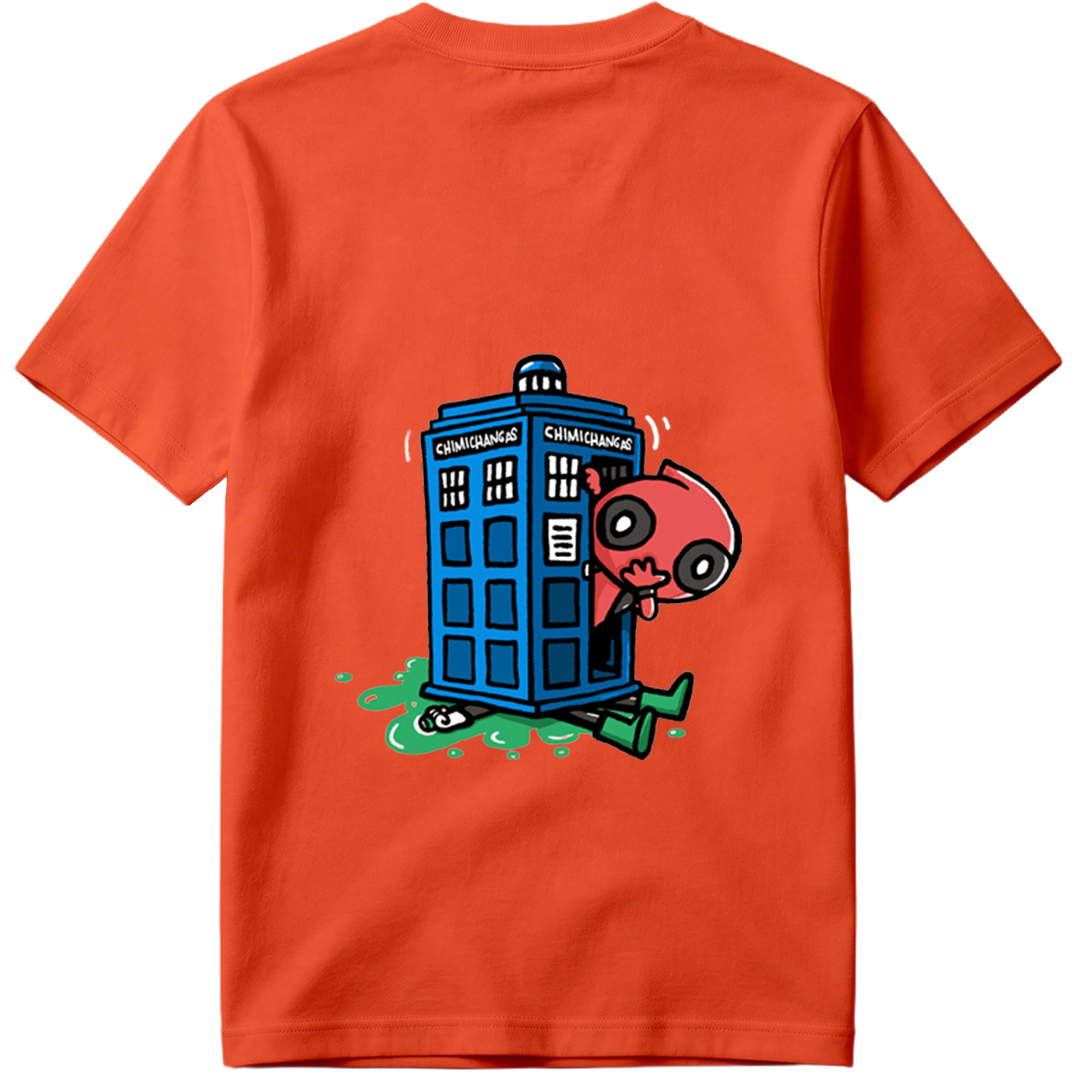 Rick and Morty Meets Doctor Who: Chimichangas TARDIS - Tee