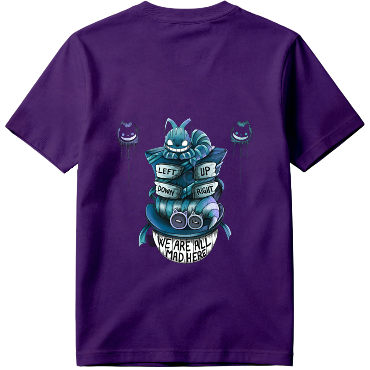 Cheshire Cat and Game Controller: We Are All Mad Here - Tee