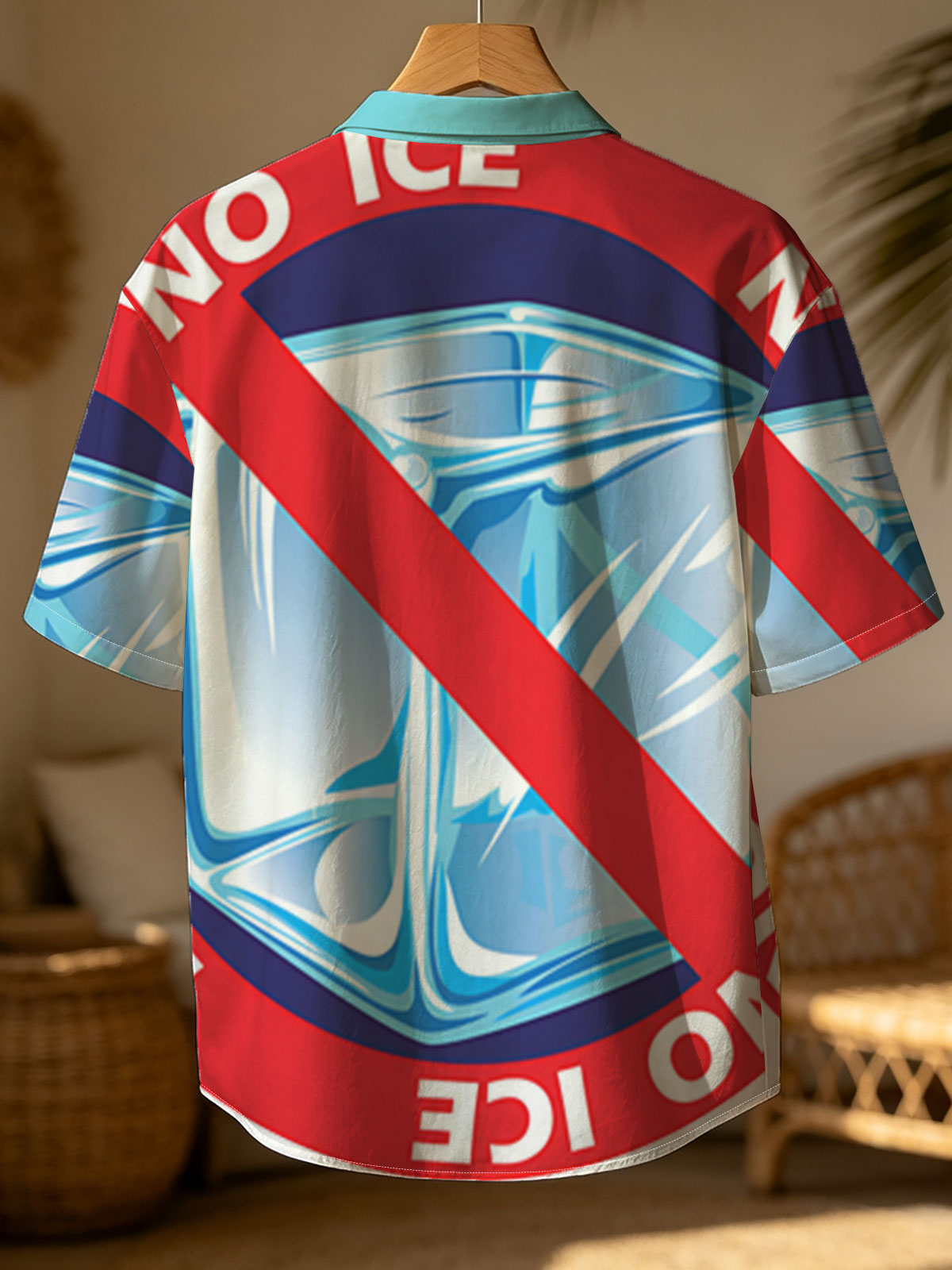 No Ice Sign with Prohibited Symbol -  Shirt