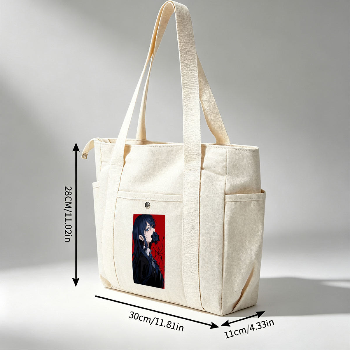 No celebrity or band is present in the image. - Multi-pocket bags