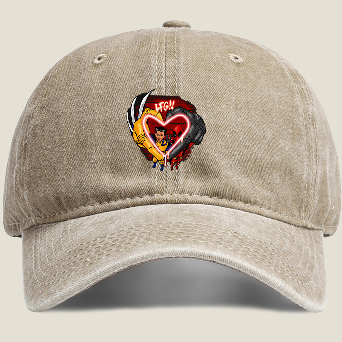 Wolverine and Deadpool: LFG! - Washed Denim - Baseball Cap