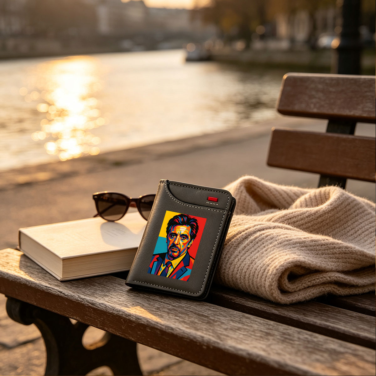 Al Pacino Pop Art Portrait - Vertical Style Wallet