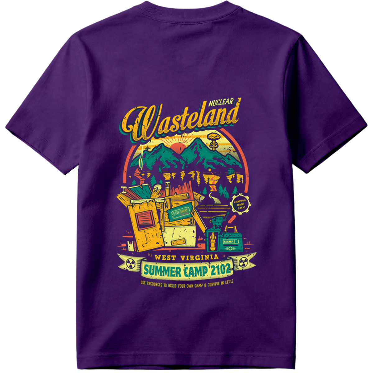 Nuclear Wasteland: Summer Camp 2102 - West Virginia - Tee