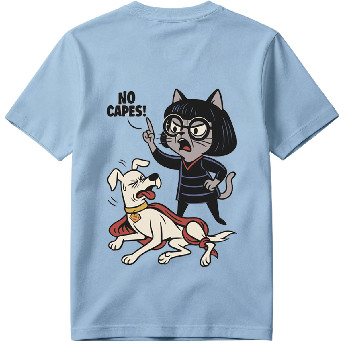 Krypto the Superdog and Streaky the Supercat: No Capes! - Tee