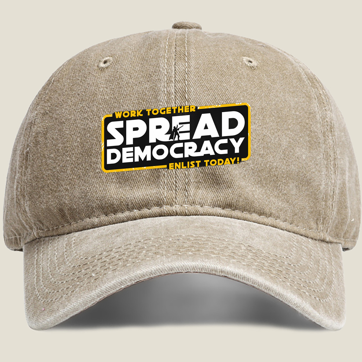 Star Wars: Spread Democracy – Enlist Today! - Washed Denim - Baseball Cap
