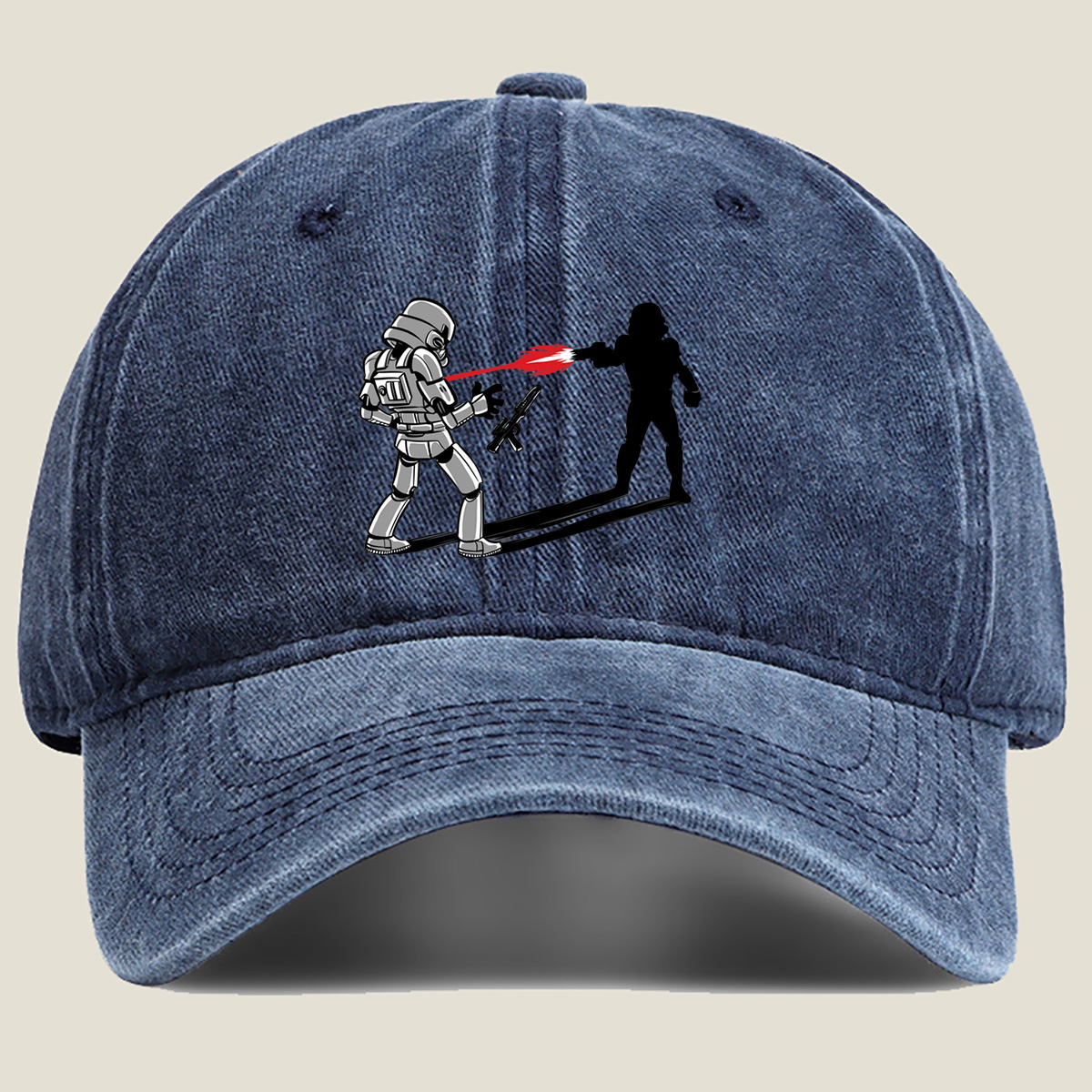 Star Wars: Stormtrooper vs. Dark Figure - Washed Denim - Baseball Cap