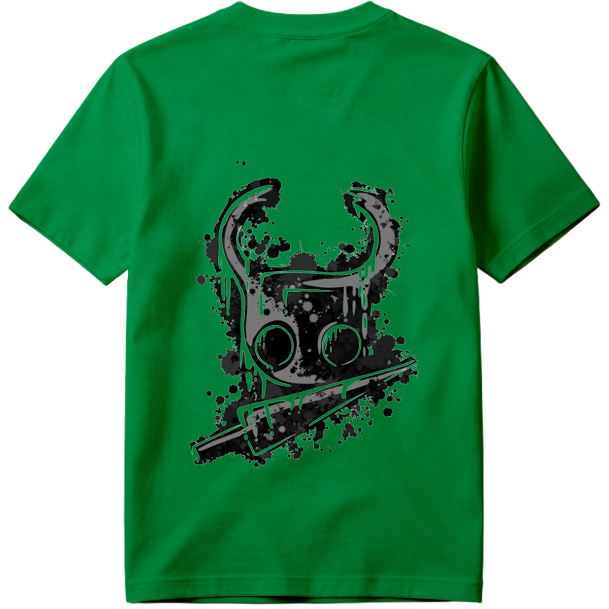 Gas Mask with Horns and Knife - Tee