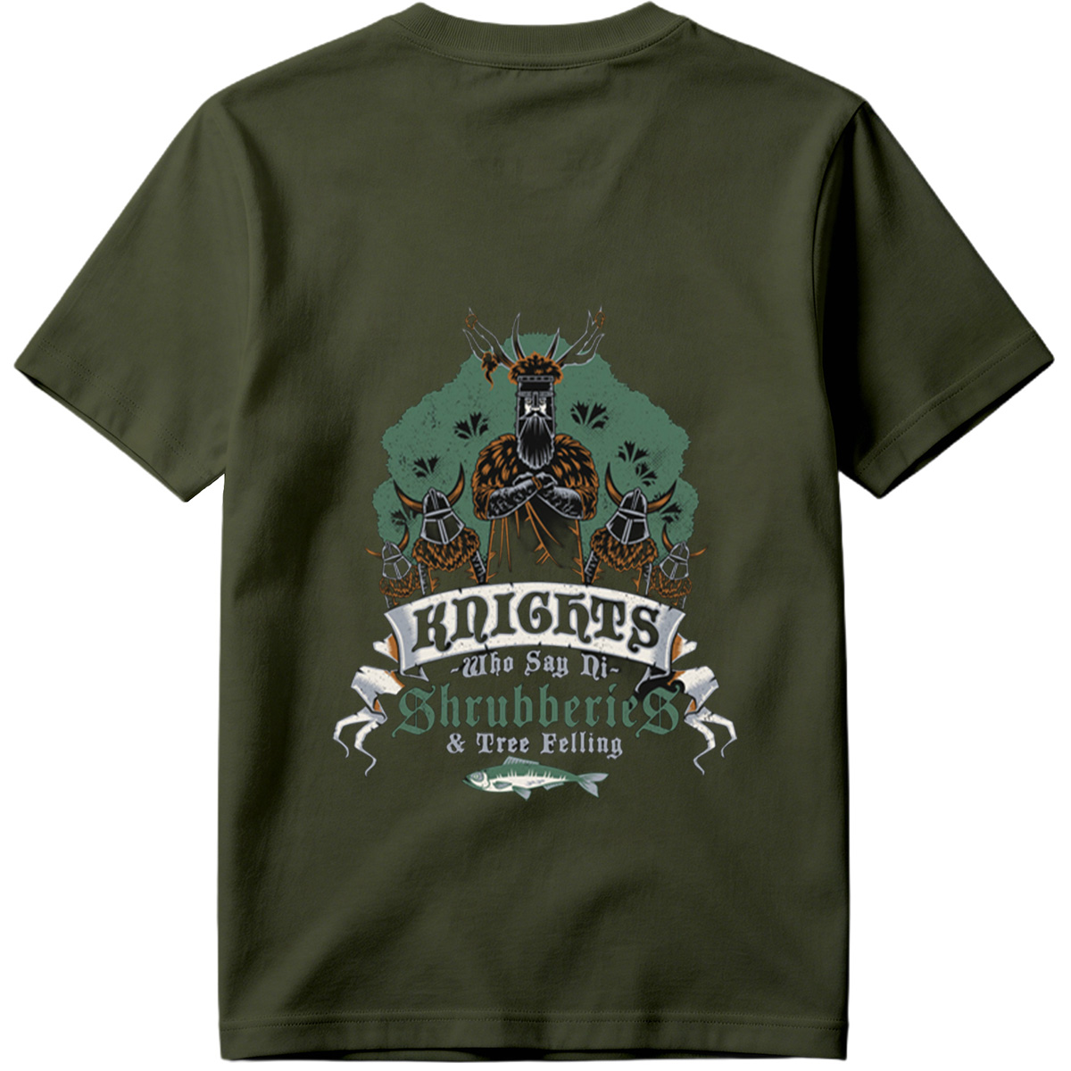 Knights Who Say Ni - Shrubberies & Tree Felling - Tee