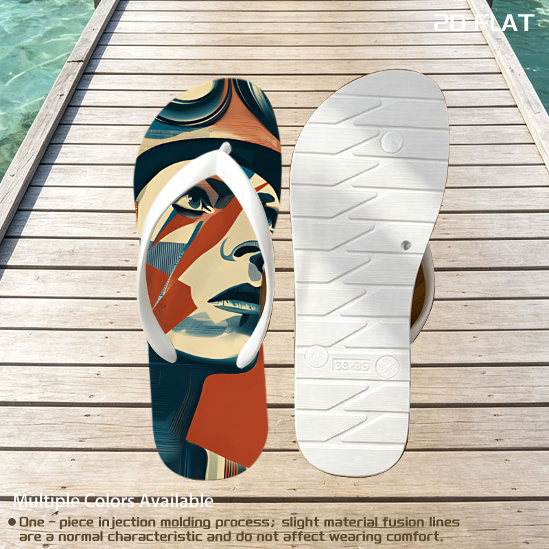 Major Tom: Astronaut in Space Odyssey -  flip-flops
