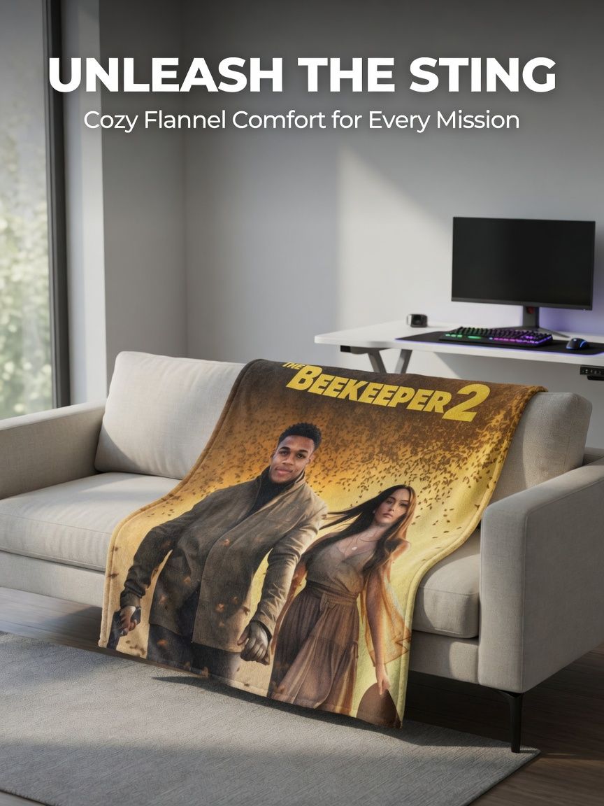 Custom Photo Flannel Blanket Personalized Face Portrait Throw Soft Lightweight Anti-Pilling Cozy Bed Couch Gift