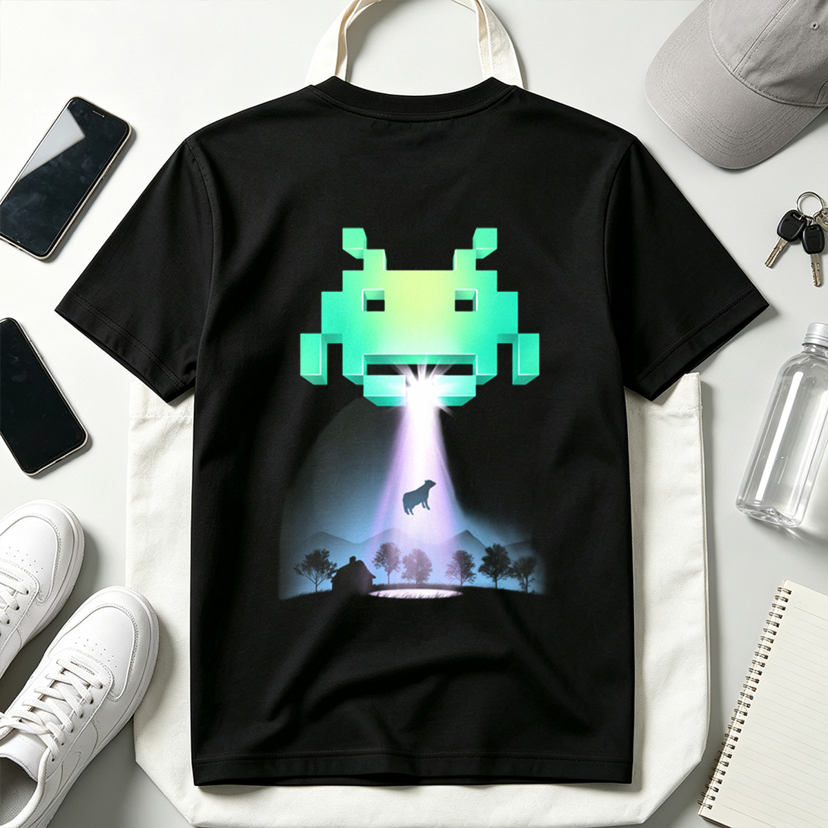 Space Invaders: Alien Abduction - Tee