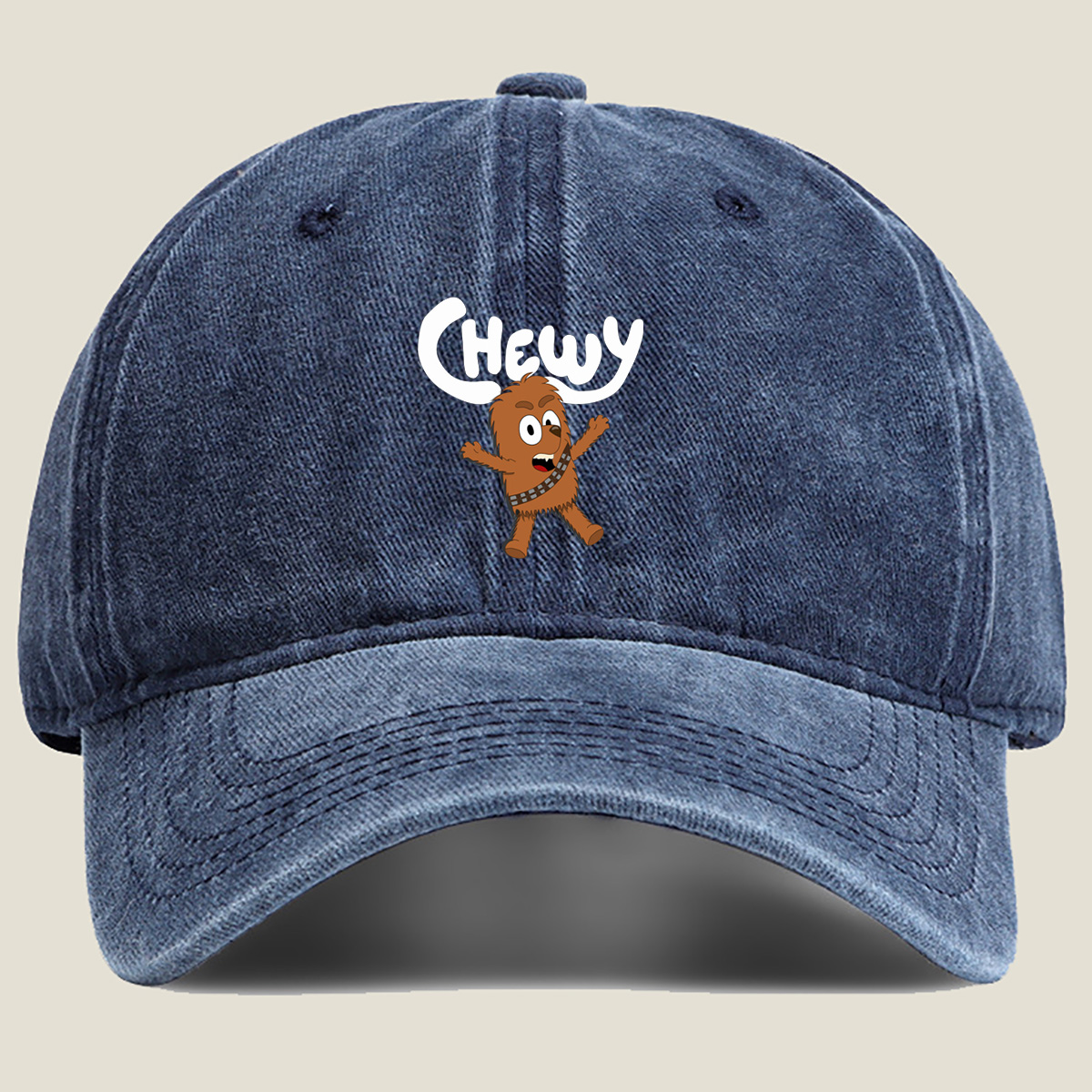 Chewy - Star Wars Character - Washed Denim - Baseball Cap