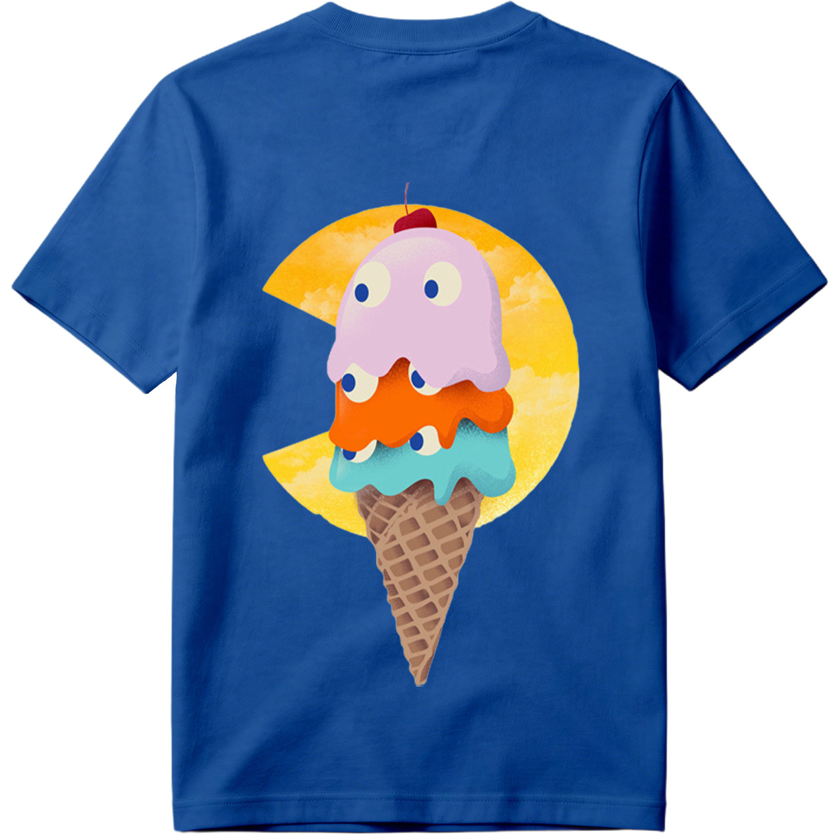 Pac-Man Ice Cream Cone - Tee