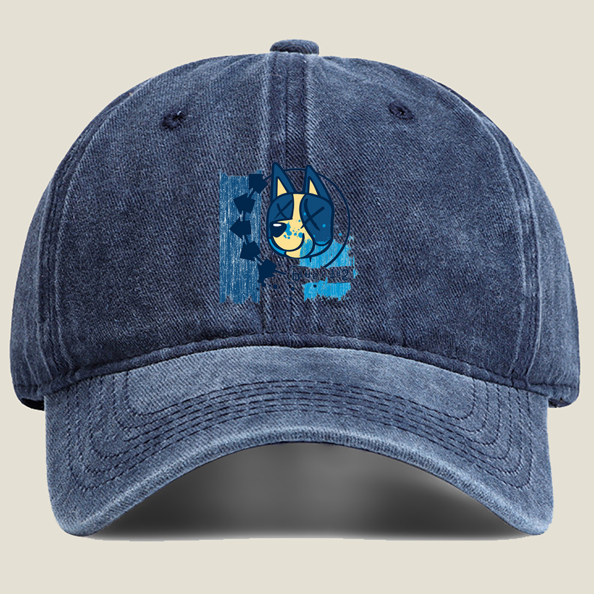 Bluey-182: The Animated Adventure - Washed Denim - Baseball Cap