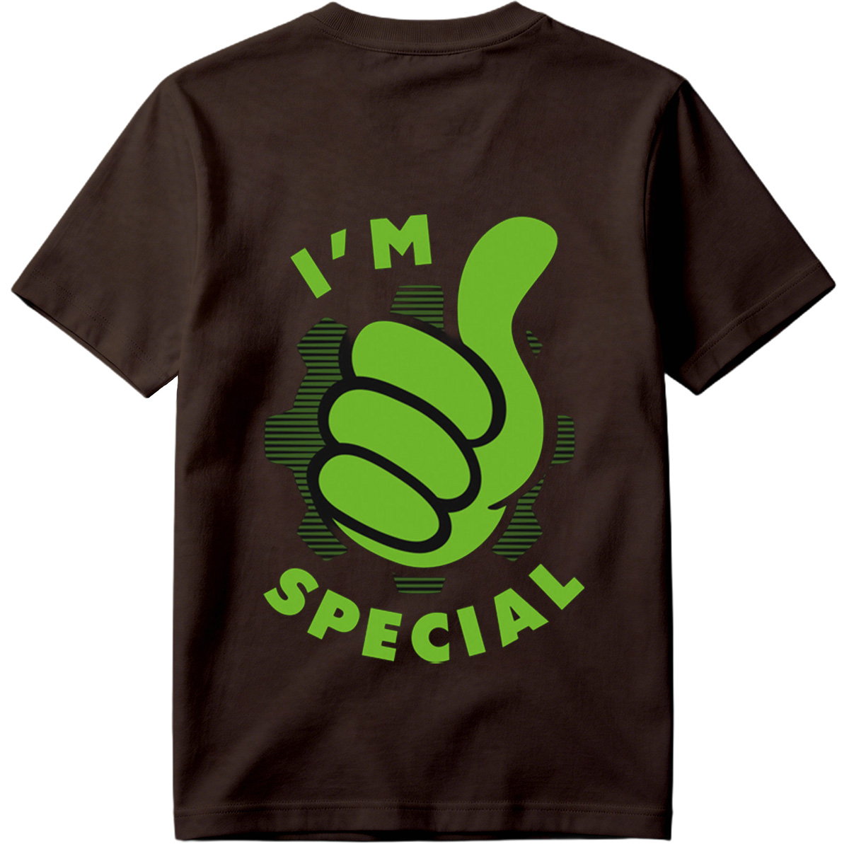 I'm Special - Green Thumbs Up Logo - Tee