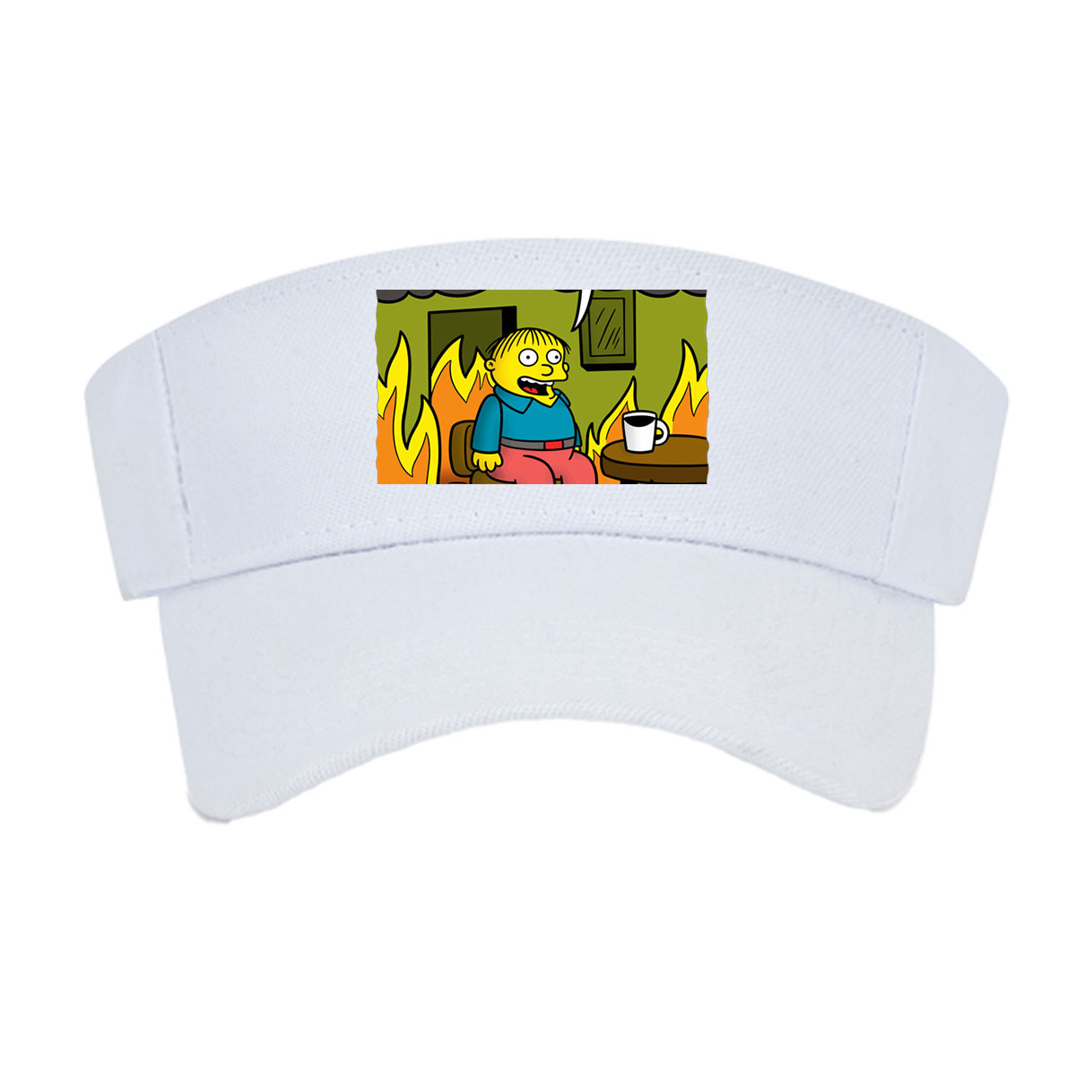 Simpsons Character in Burning Room: 