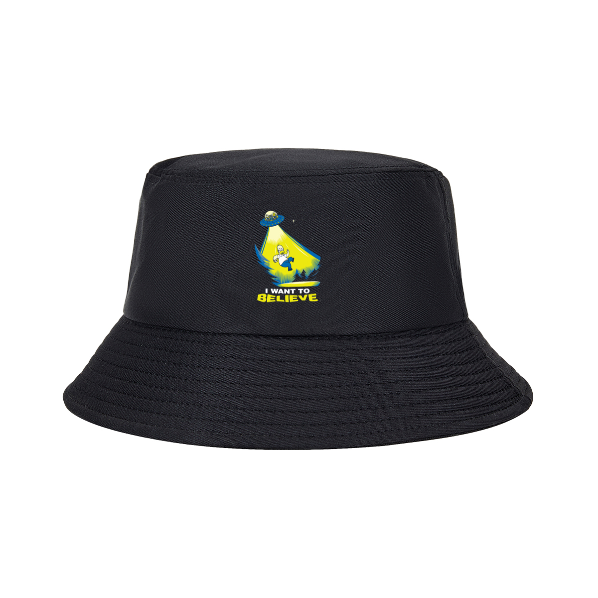 The Simpsons Homer Abduction I Want to Believe - Fisherman's Hat