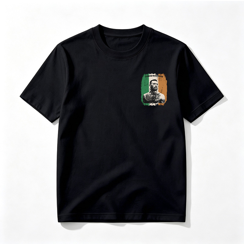 Conor McGregor: Irish MMA Champion with Dragon Tattoo - Tee