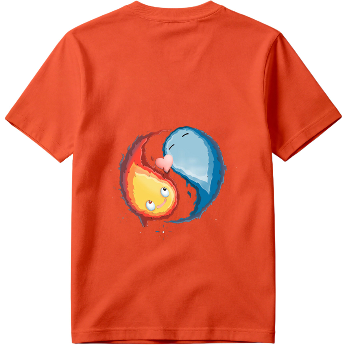 Fire and Ice: A Cosmic Yin Yang - Tee