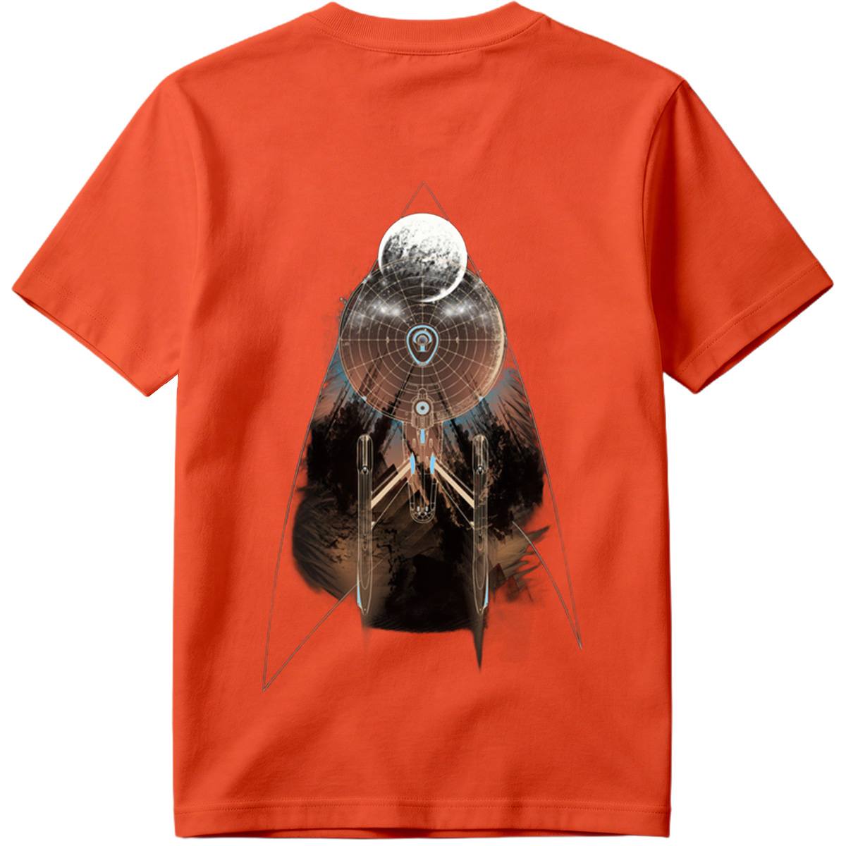 Star Trek: Enterprise and Moon - Tee