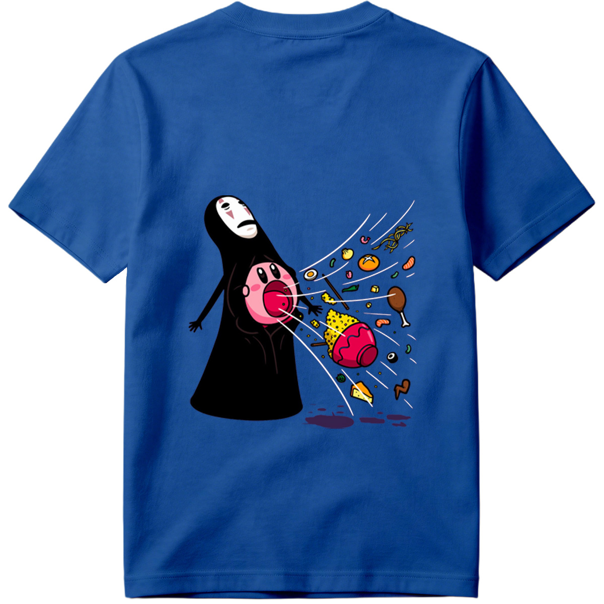 No-Face and Kirby: Food Explosion - Tee