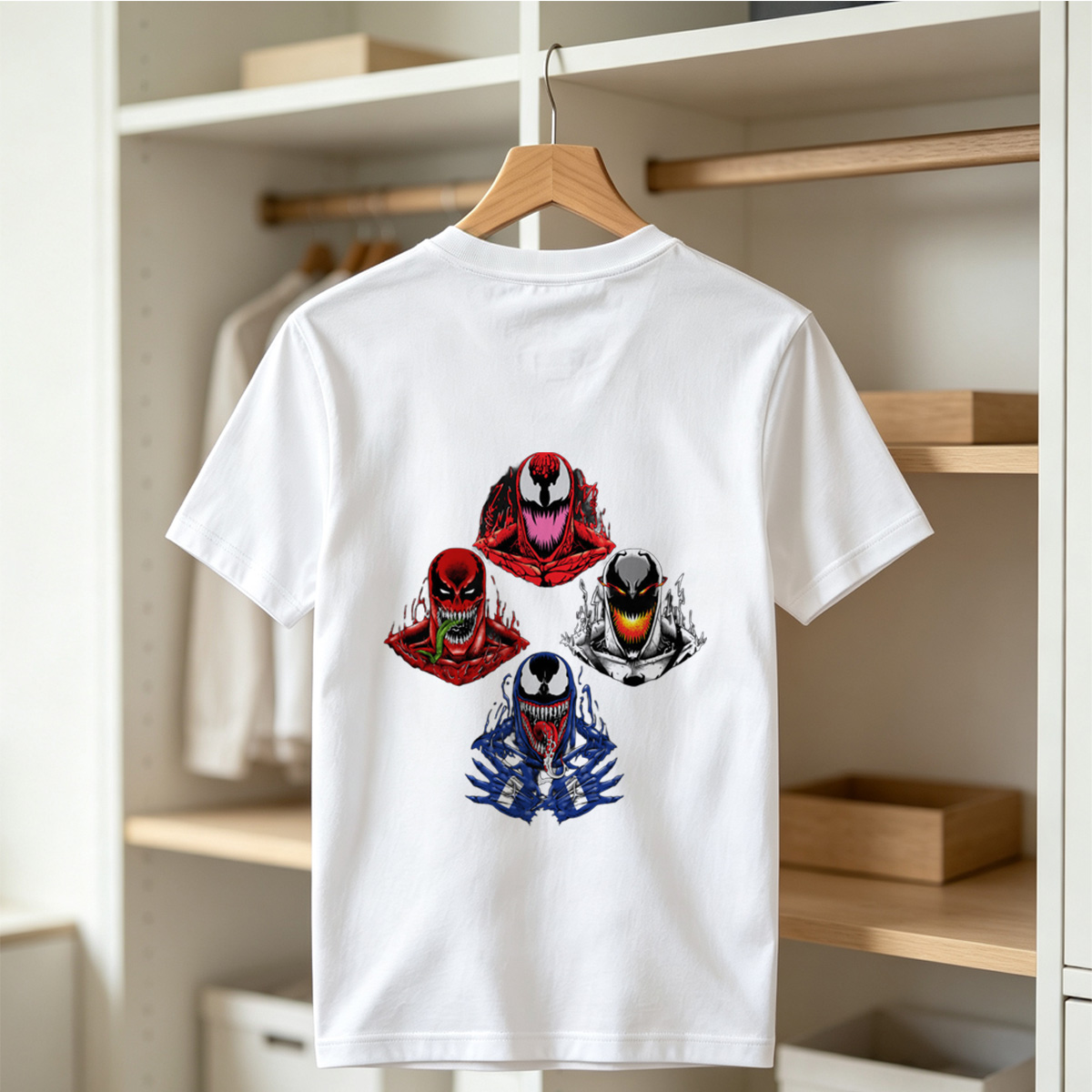 Spider-Verse: Carnage, Venom, Red Goblin, and Symbiote Characters - Tee