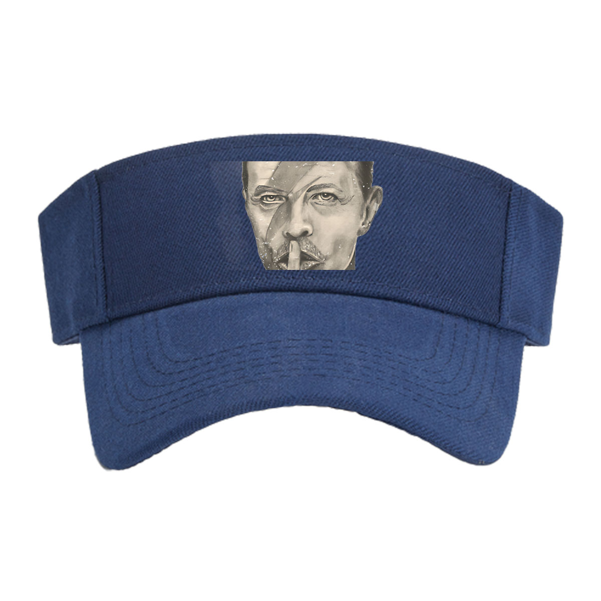 David Bowie - Ziggy Stardust Portrait with Shattered Effect -  Visor cap