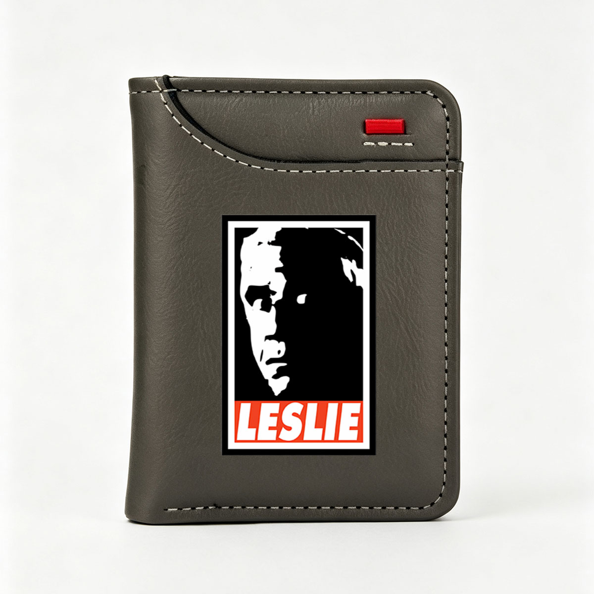 Leslie Knope: Parks and Recreation Character Portrait - Vertical Style Wallet