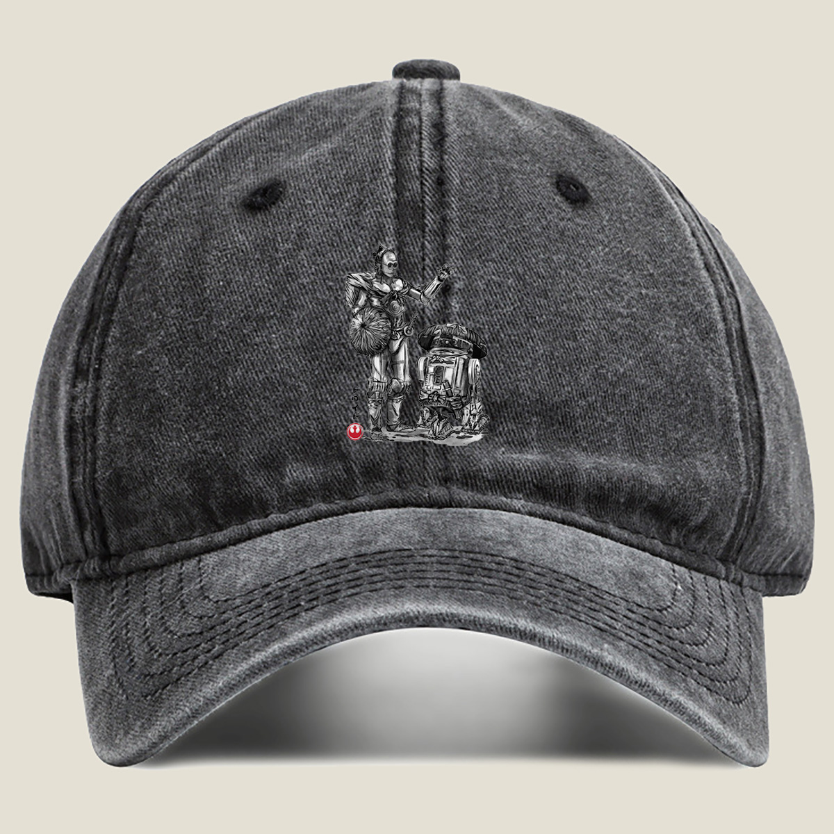 Star Wars: Droid and R2-D2 - Washed Denim - Baseball Cap