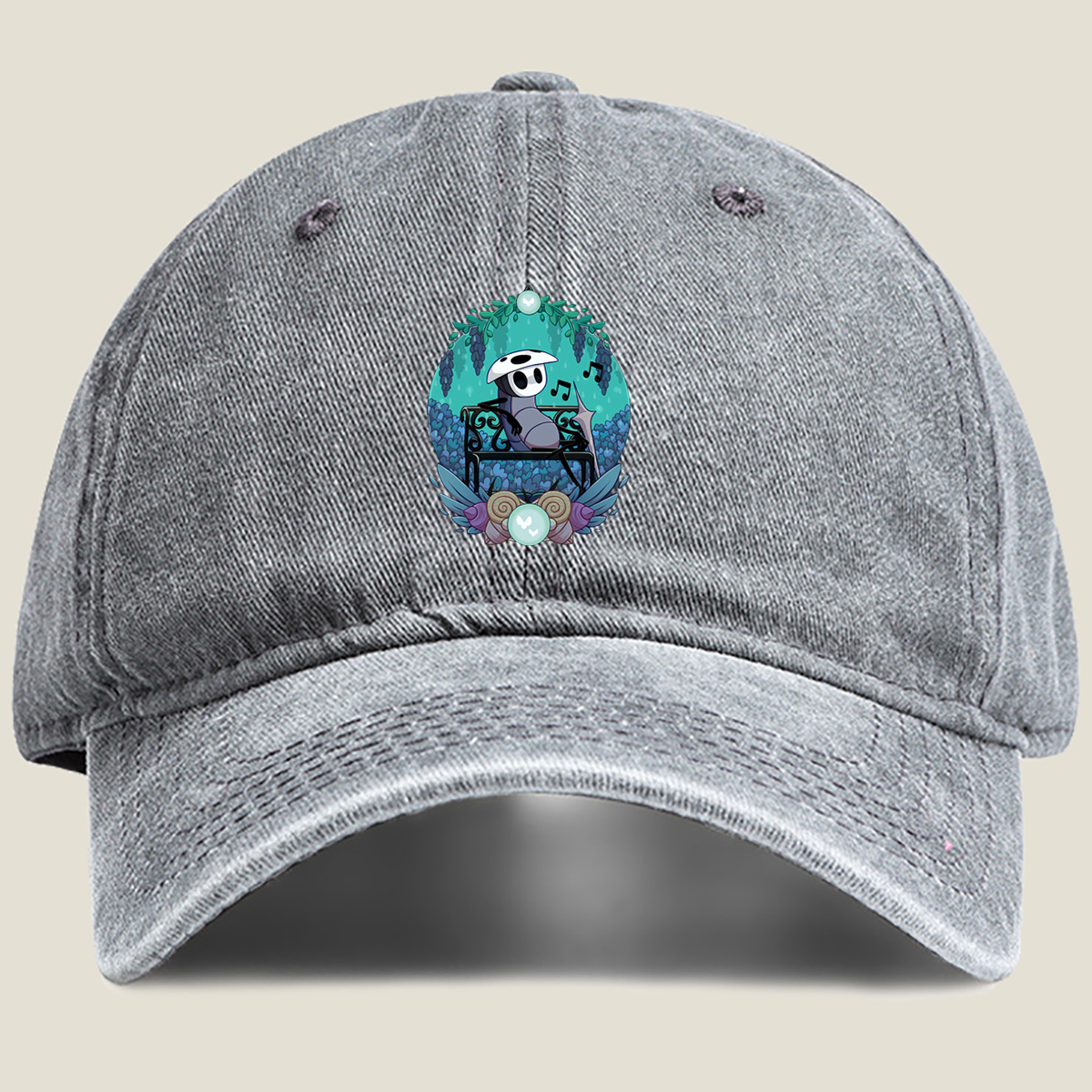 Hollow Knight: The Dreamer's Rest - Washed Denim - Baseball Cap