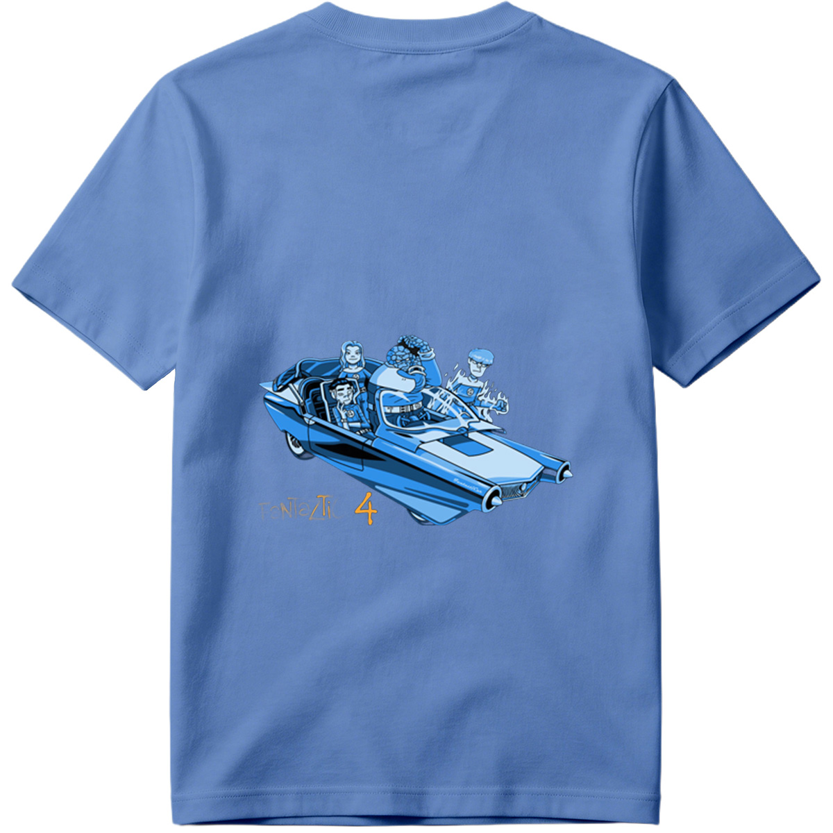 Fantastic Four in the Futuristic Car - Tee