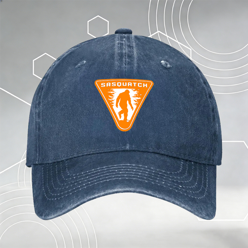 New Baseball Cap with Batting Silhouette Print and 