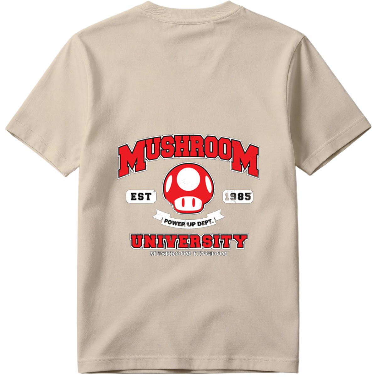 Mushroom University: Power Up Dept. - Mario Mushroom Kingdom - Tee