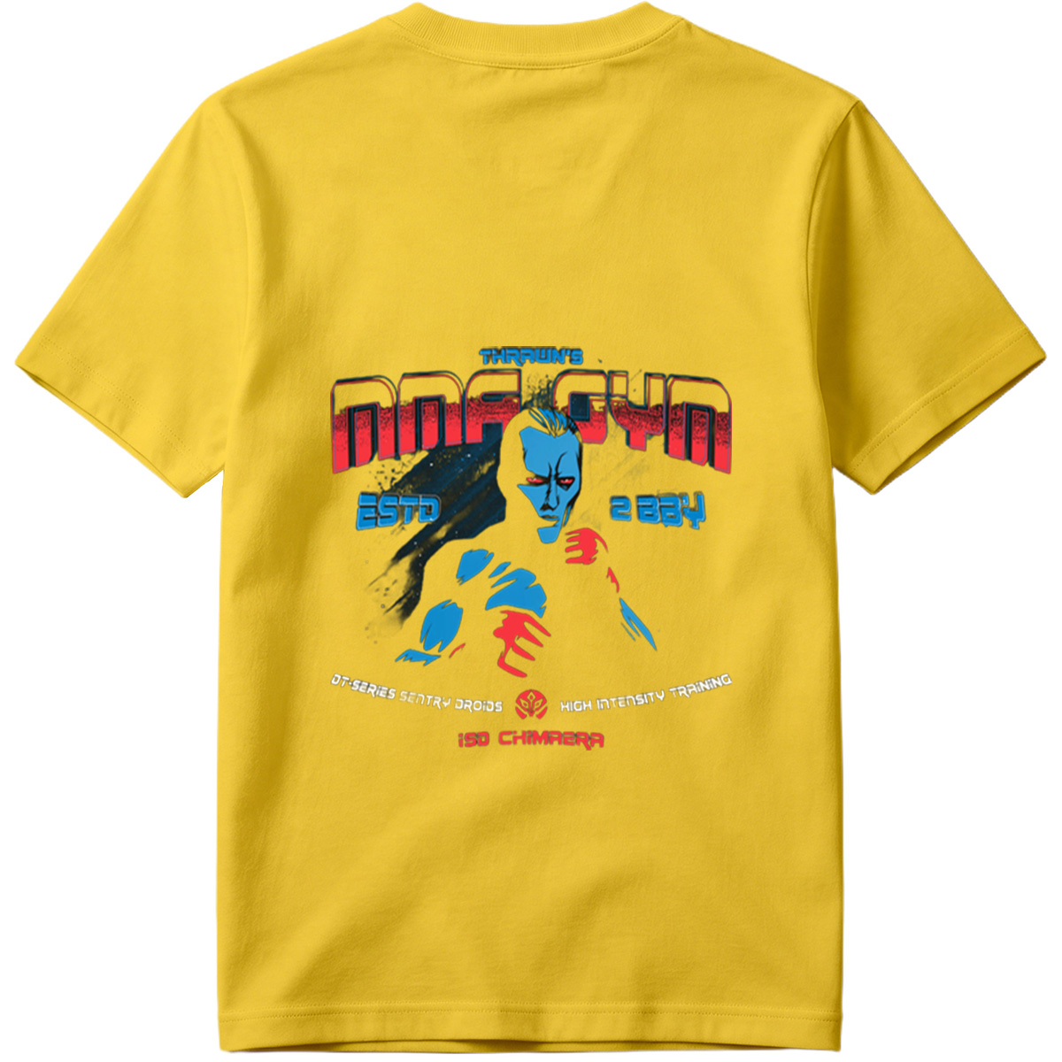 Thrawn's Dark Gym: DT-Series Sentry Droids & ISD Chimera - Tee