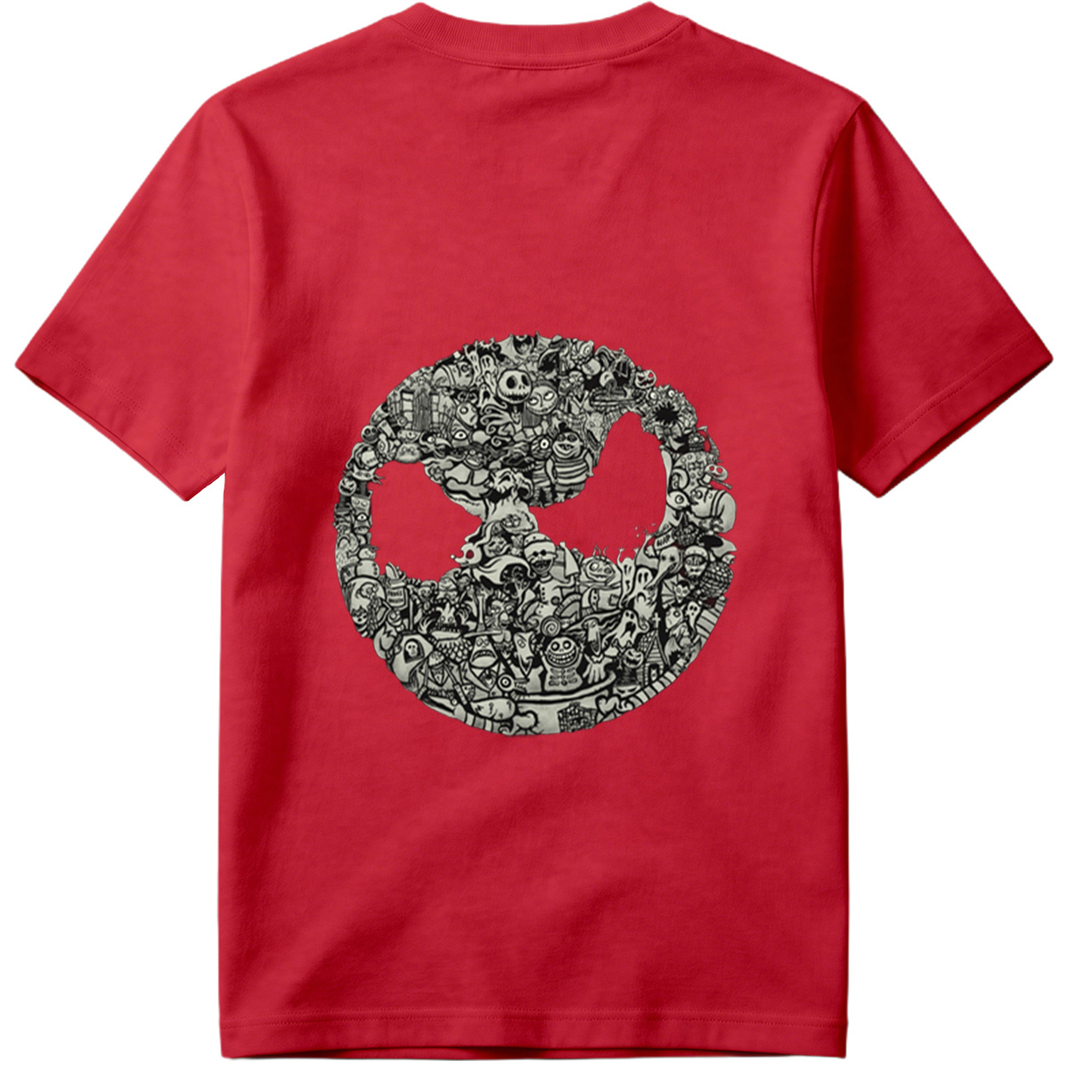 Tim Burton's Nightmare Before Christmas Character Collage - Tee