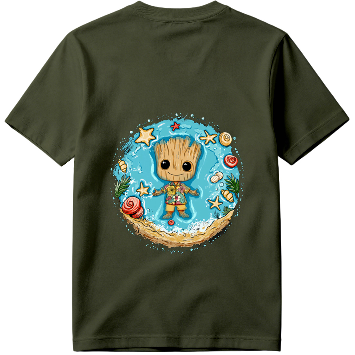 Guardians of the Galaxy - Baby Groot at the Beach - Tee