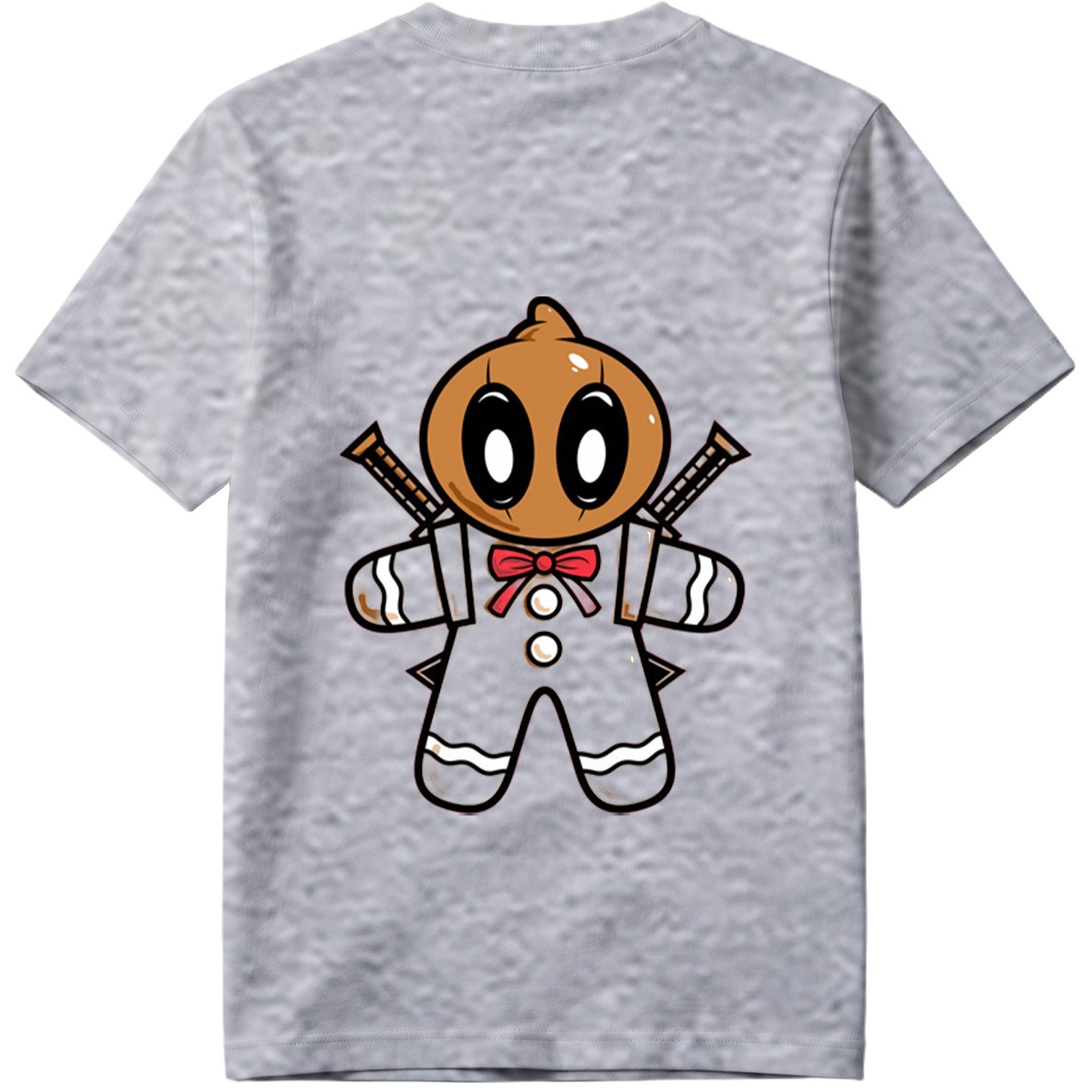 Gingerbread Ninja with Crossed Swords - Tee