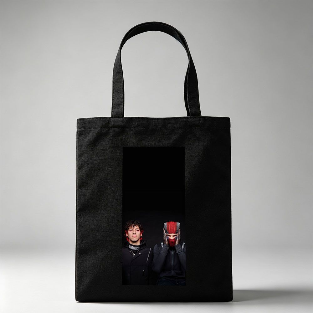 Imagine Dragons in Dark Studio Portrait with Bold Fashion and Expressive Poses - Canvas tote bags