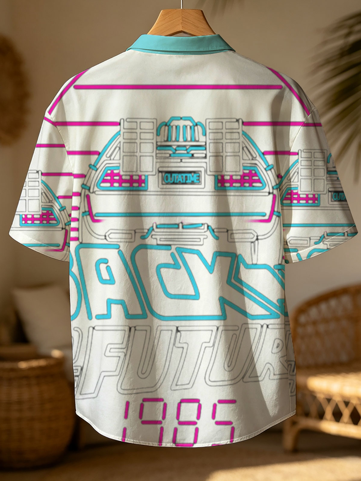 Back to the Future 1985 - Marty McFly, Doc Brown, DeLorean Time Machine -  Shirt