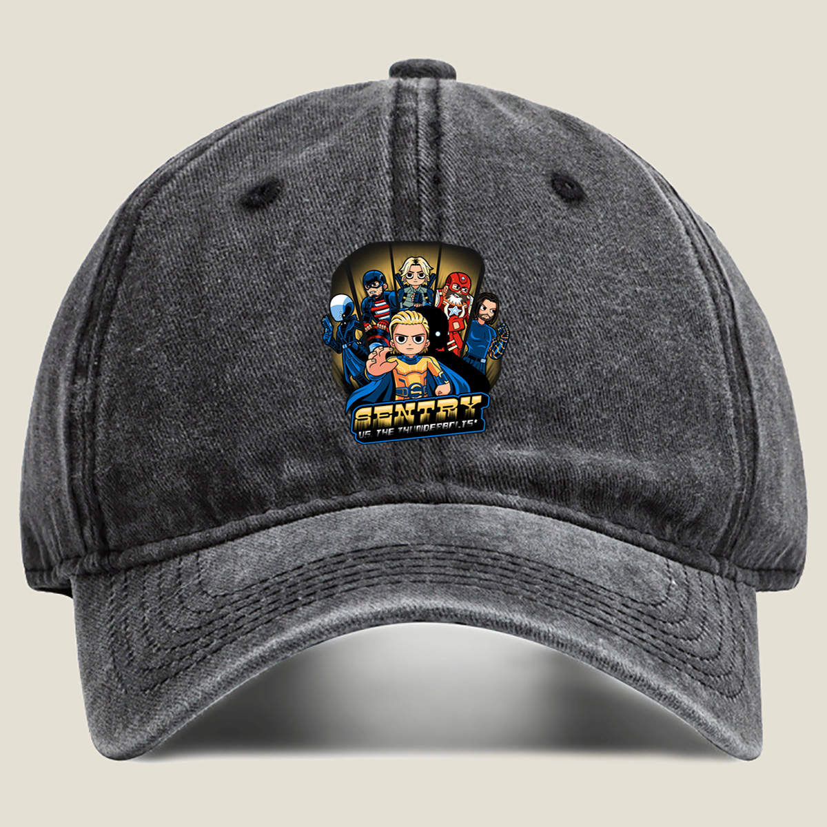 Spentrix vs. The Thunderbolts - Washed Denim - Baseball Cap