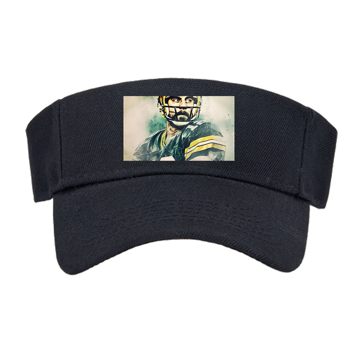 Brett Favre, Green Bay Packers Quarterback, in Action -  Visor cap