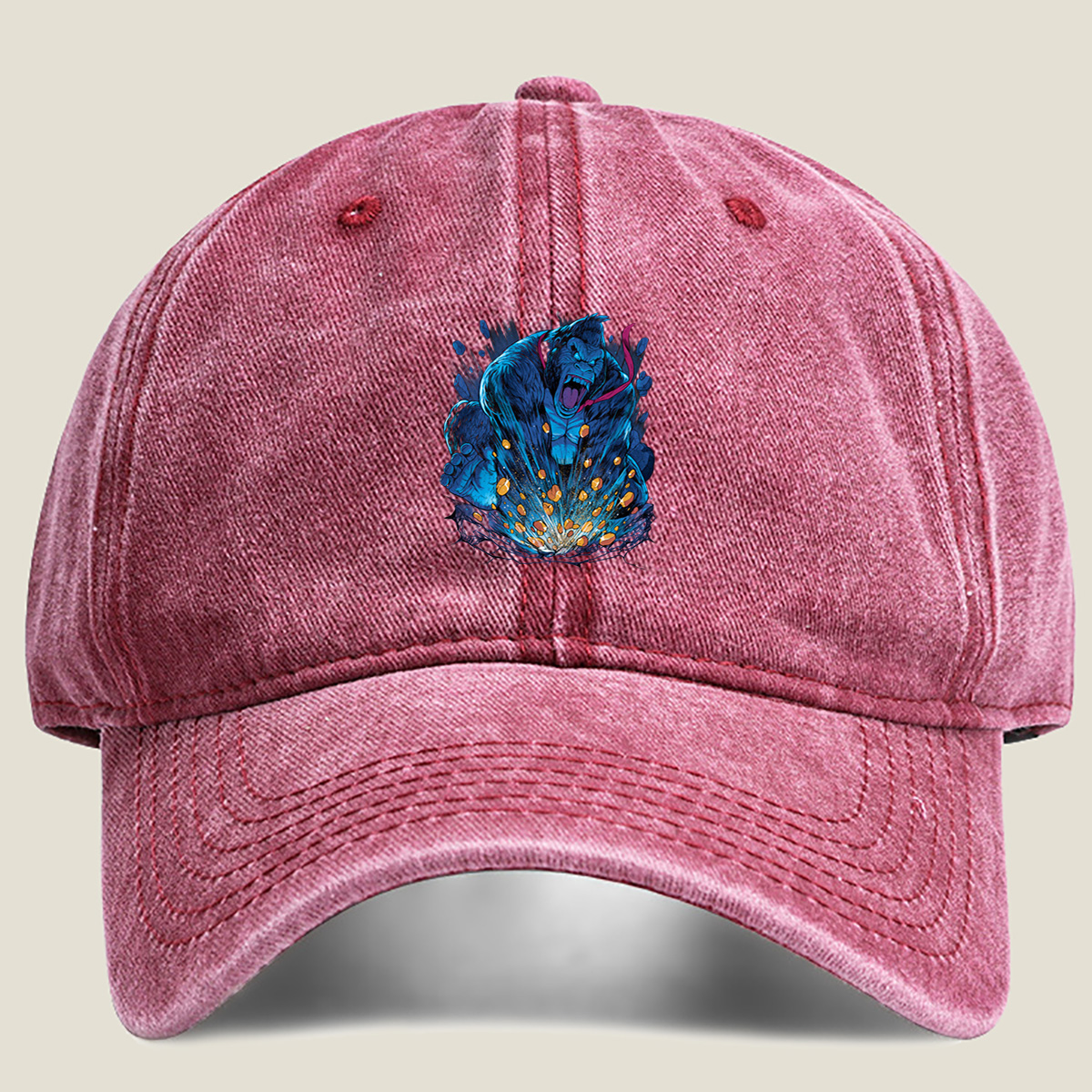 King Kong: Cosmic Clash - Washed Denim - Baseball Cap