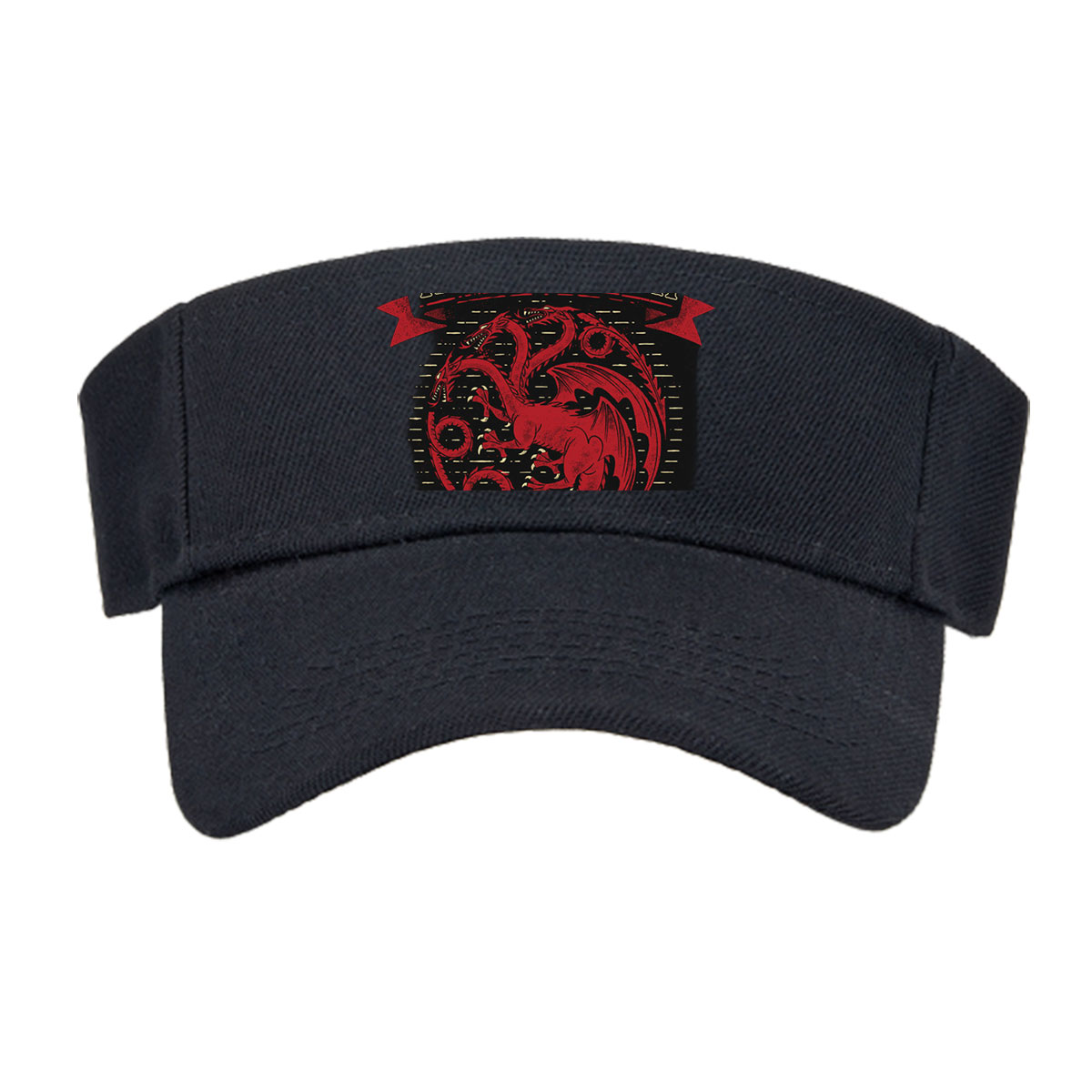 House Targaryen - Fire and Blood, Three-Headed Dragon Symbol -  Visor cap