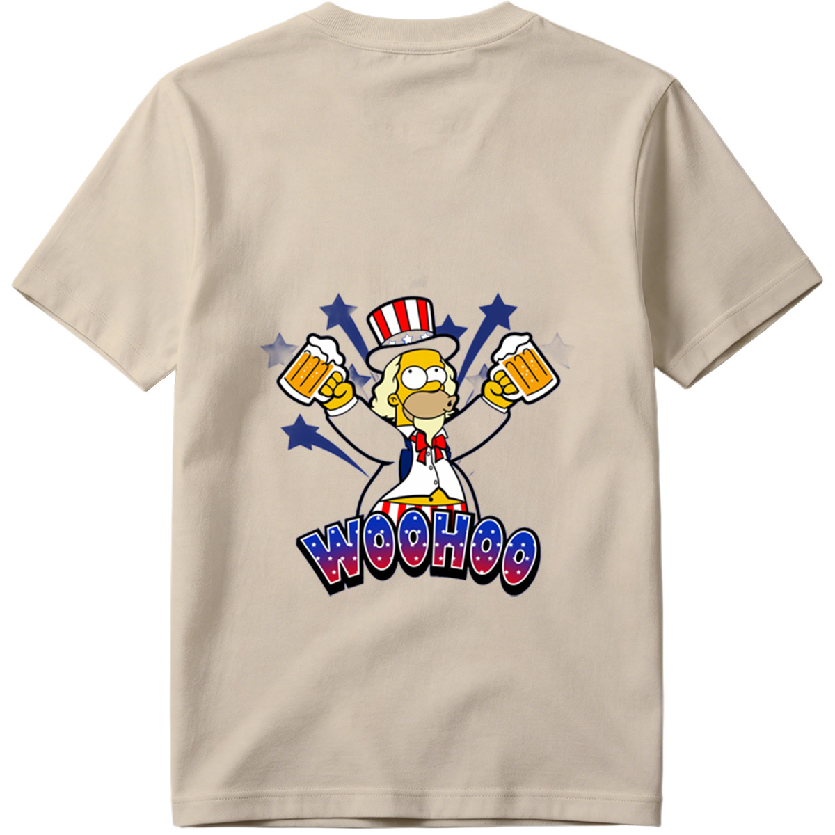 Simpsons Uncle Sam Woohoo - Tee