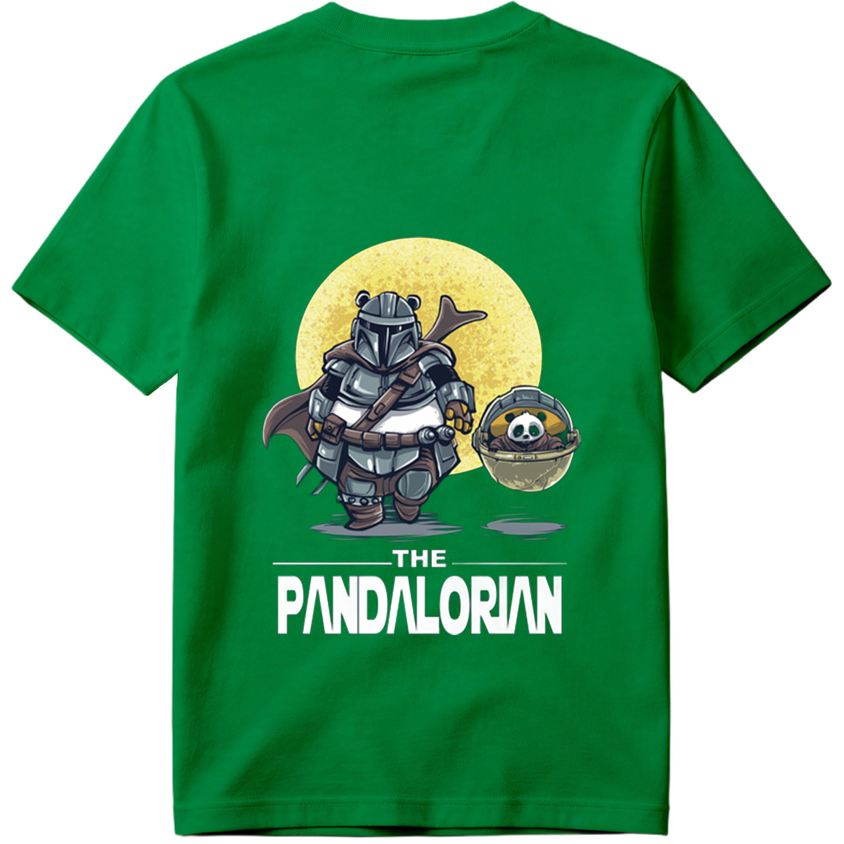 The Mandalorian with Panda Baby - Tee