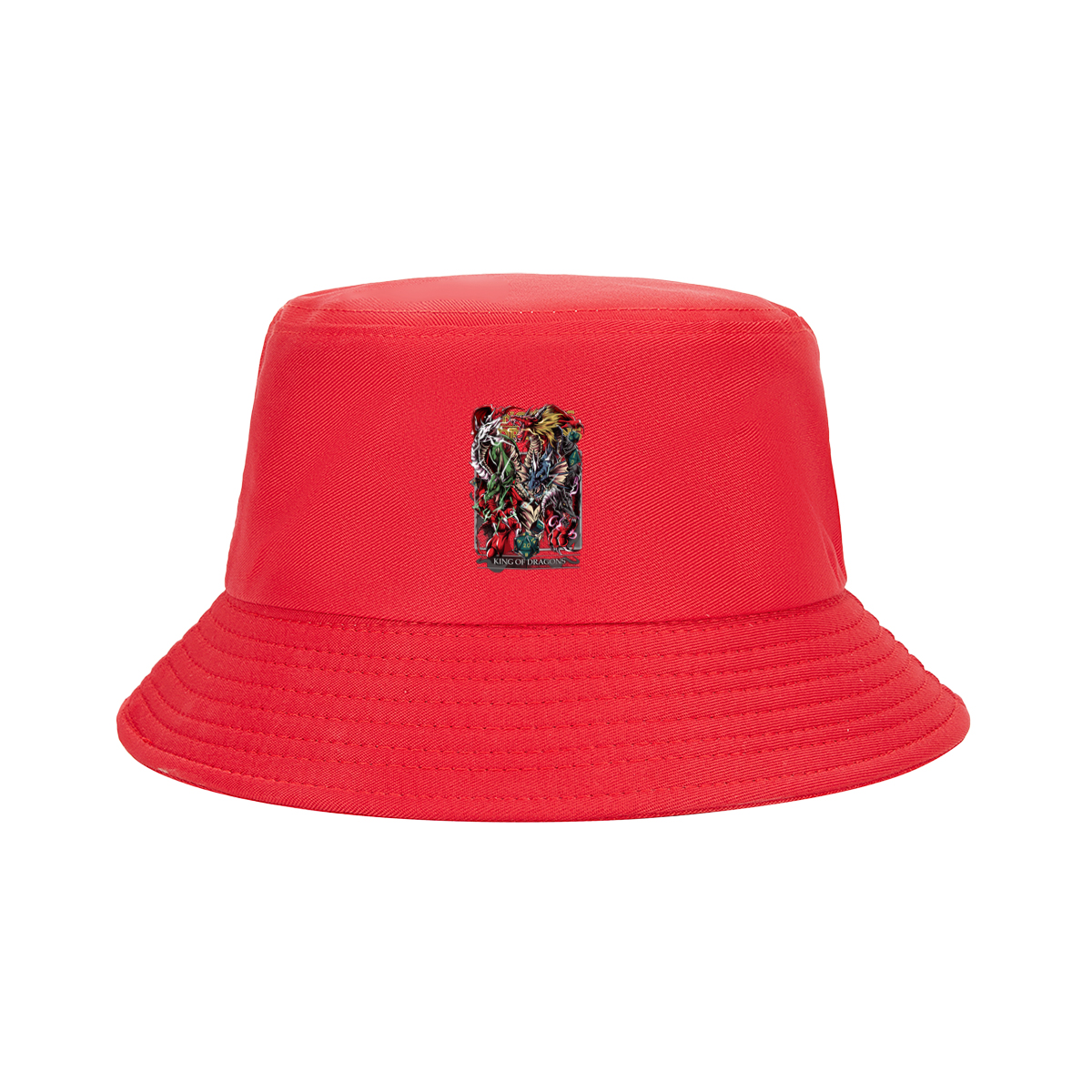 King of Dragons: Multicolored Dragon Ensemble - Fisherman's Hat