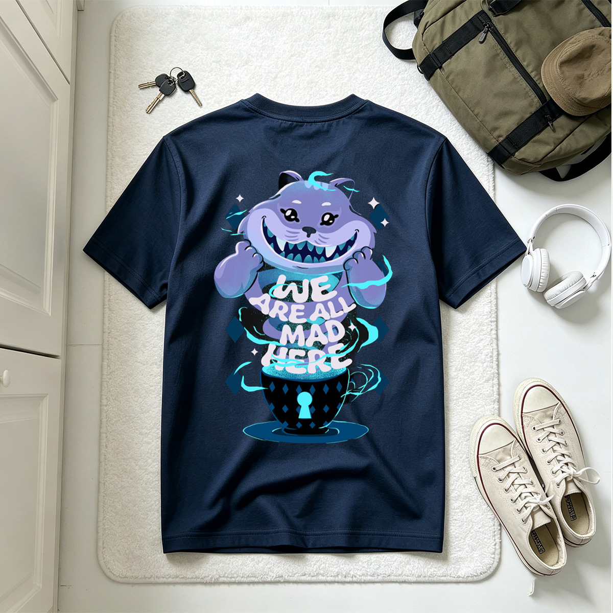 Alice in Wonderland - Cheshire Cat - Tee